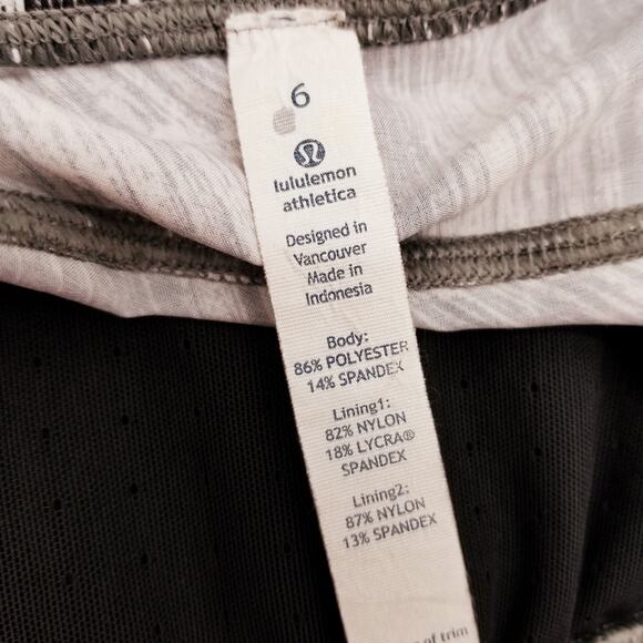 Lululemon Athletica Namaskar Pant II Heat Wave Black Geometric Size 6 - Picture 10 of 10
